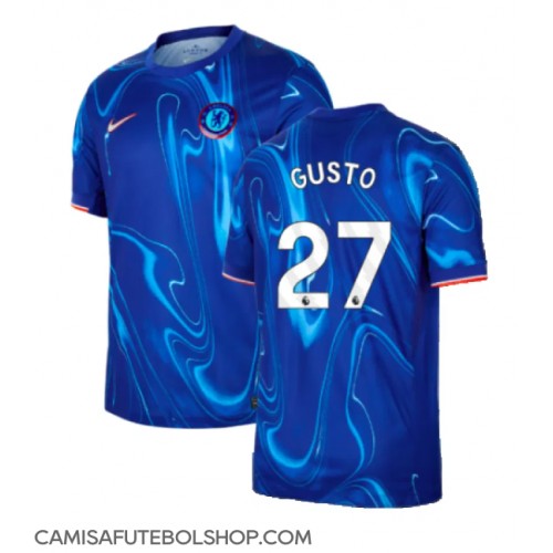 Camisa de time de futebol Chelsea Malo Gusto #27 Replicas 1º Equipamento 2024-25 Manga Curta